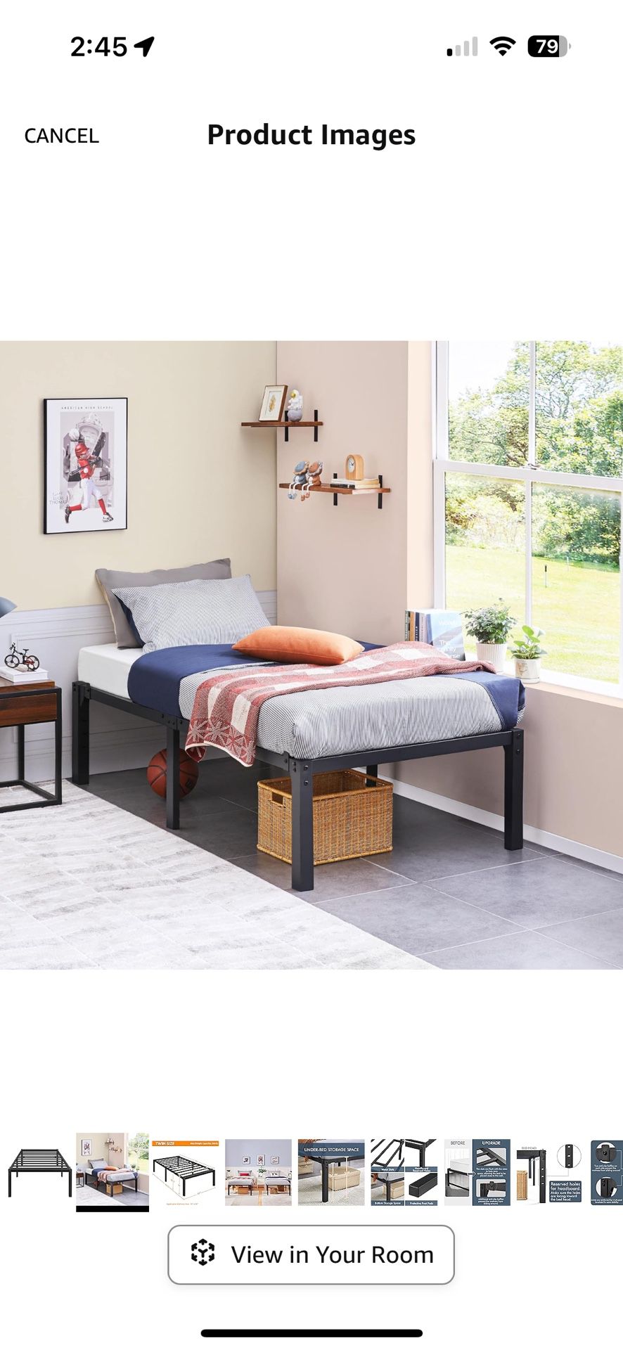 Twin Bed Frame - Brand New 