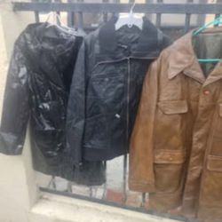 Leather Coats/Jackets Gently Used Many Styles And Colors 