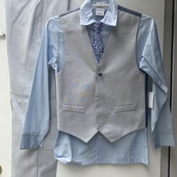 Light Blue  Boys 4 Piece Suit Brand New With Tags