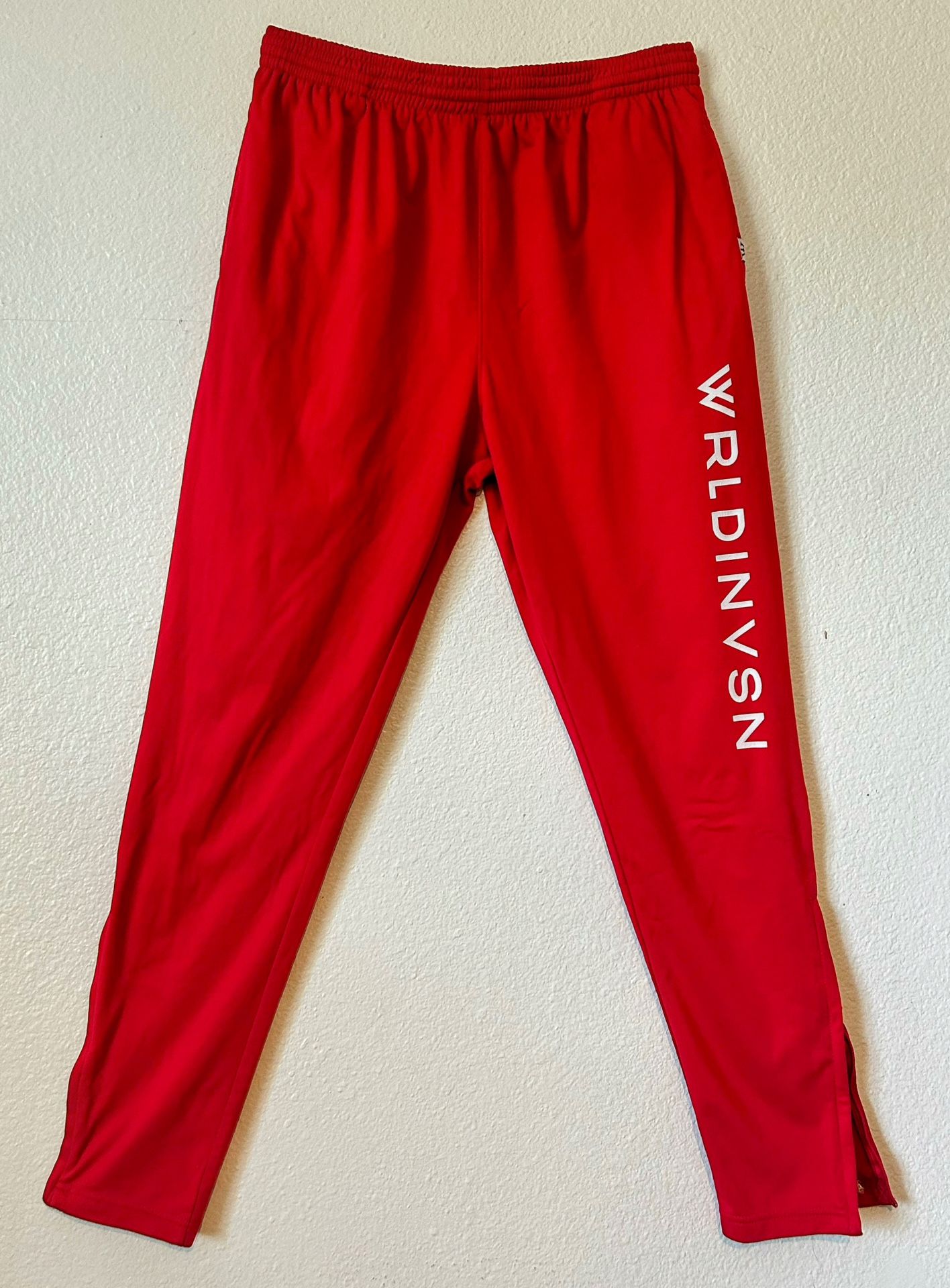 Wrldinvsn Red Joggers (Large)