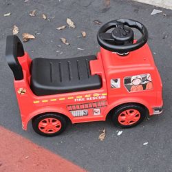 Toddler Fire Truck Scooter LIKE NEW