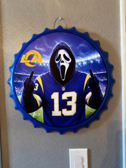 Rams large Ghost Face bottle cap