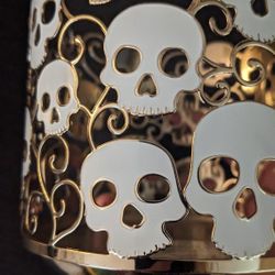 Bath & Body Works Skull Candle Holder