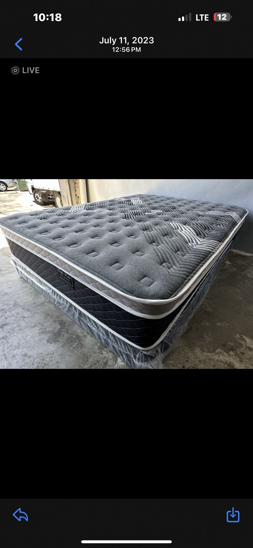 Calking Size Oasis Thermal Comfort Europillowtop Mattress And Boxspring