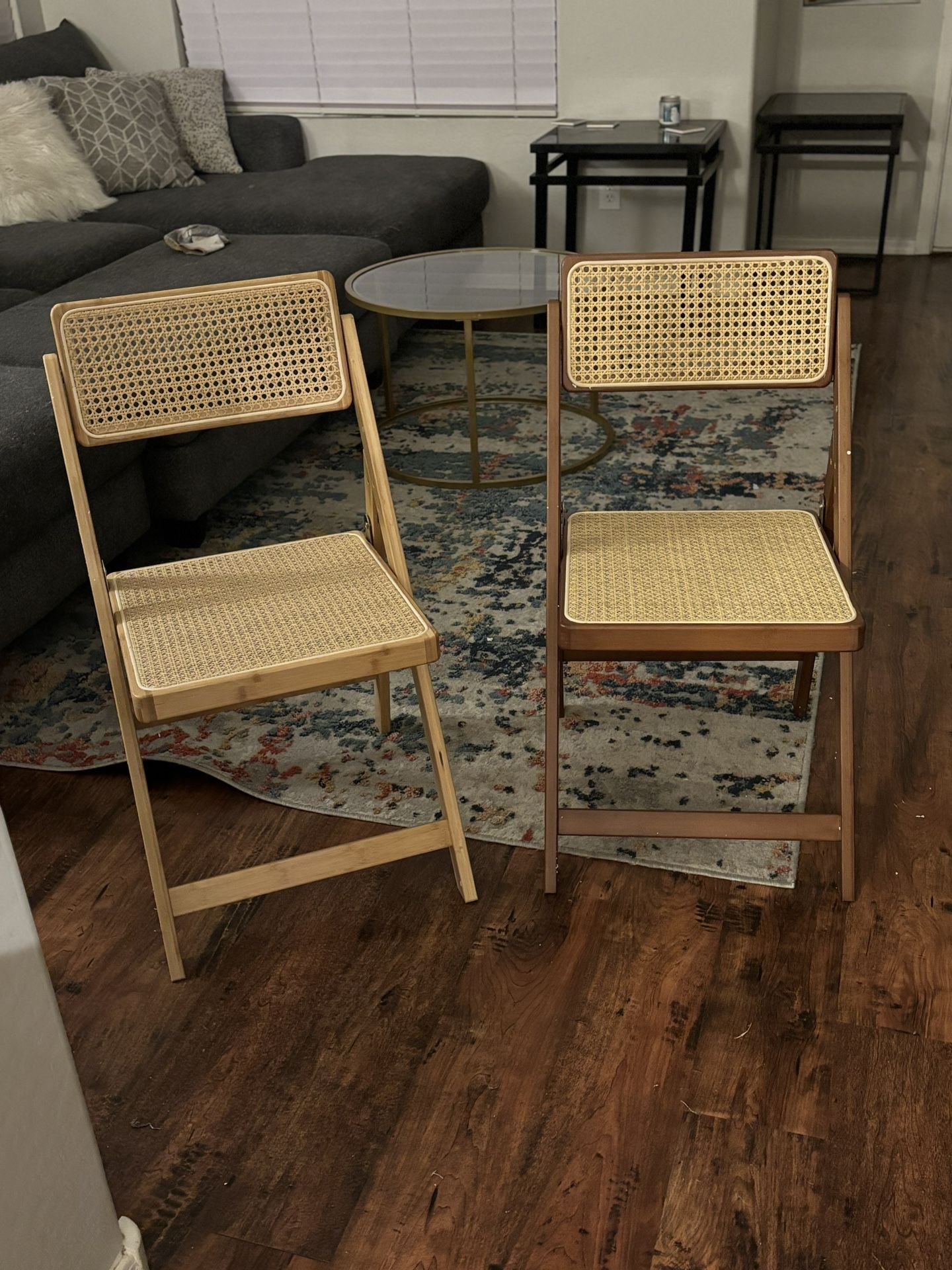 Cane Back Chairs, New