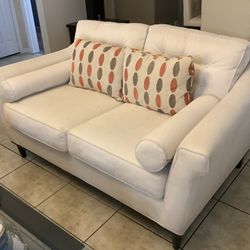 set of two sofas and two side tables
