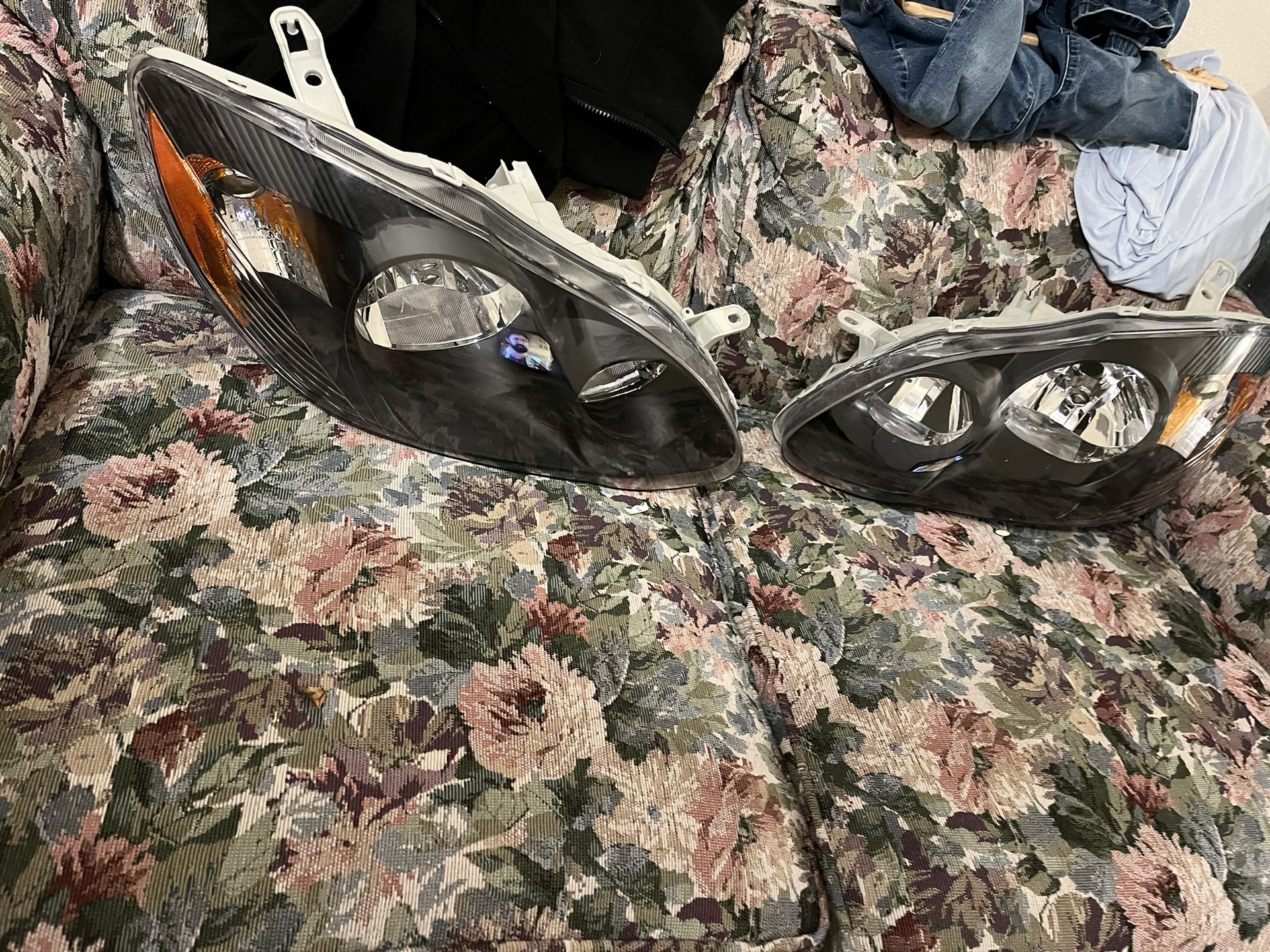 headlights assembely