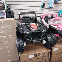 Electric Car For Kids Four Wheel Drive Aux And Usb Input Cash Offer 