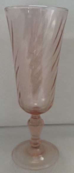 Set of Fluted Beveled Glasses