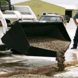 Skid Steer Bobcat Cement Concrete Hopper 