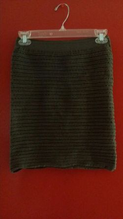Gray spandex skirt-M