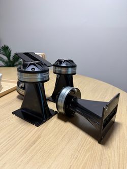 B&C DE400TN ×4 with Eminence Line Array Waveguides