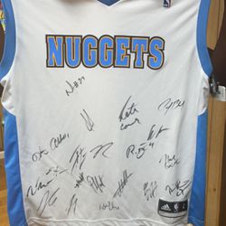 Autograph Nuggets Jersey