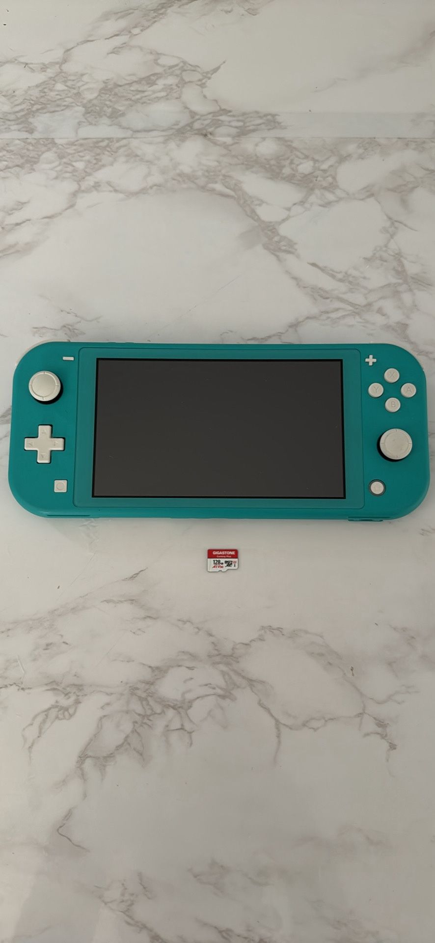 Turquoise Nintendo Switch Lite + 128GB Storage Card