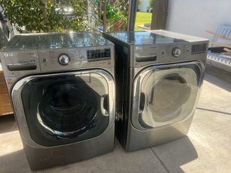 LG Washer & Dryer Set – Front Load – Stainless Stee