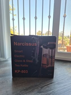 Narcissus Smart Electric Glass & Steel Tea Kettle KP-803