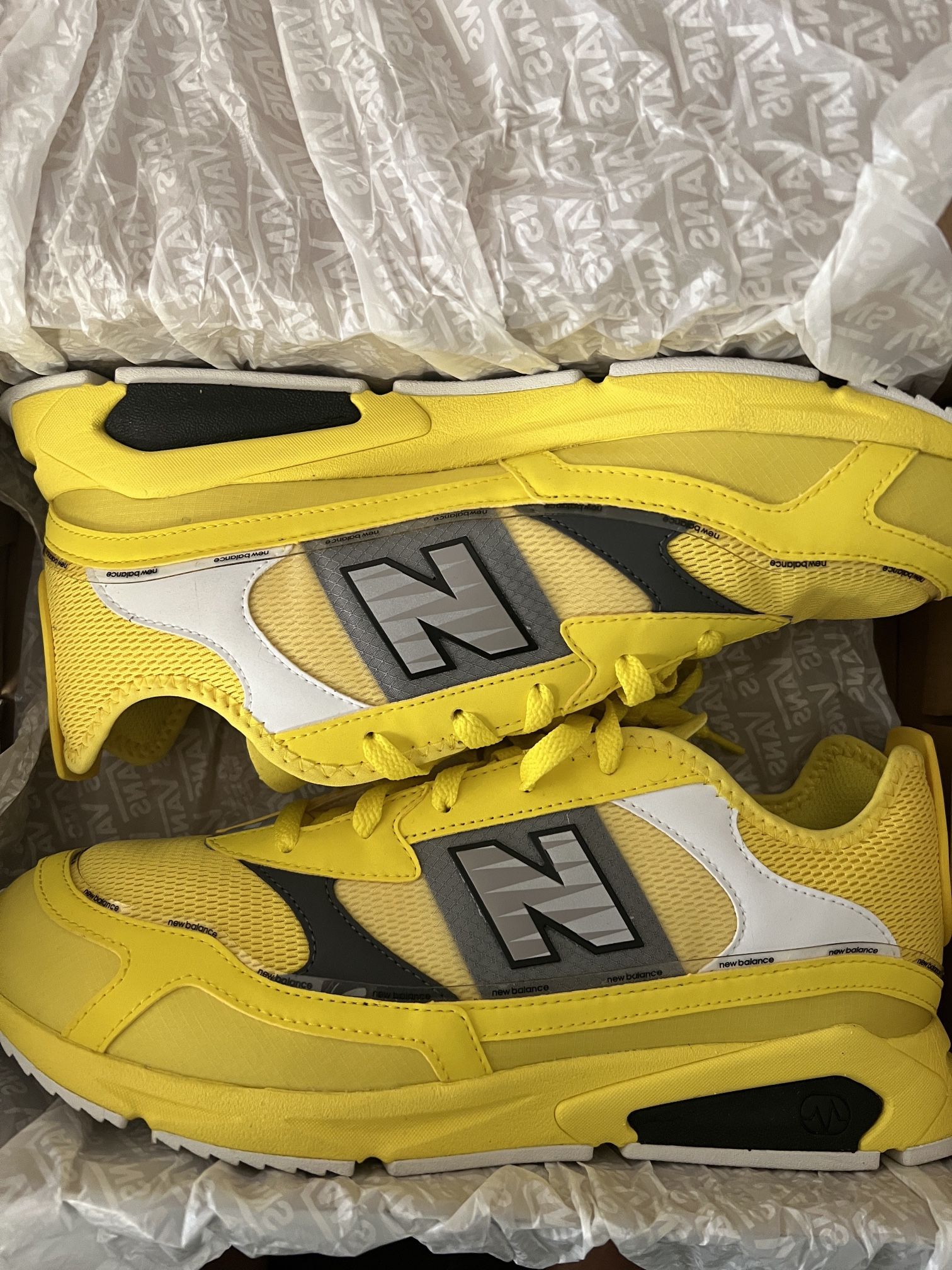 NEW BALANCE X-RACER 'YELLOW GREY”