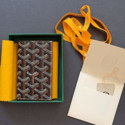 Goyard St Pierre Bifold Card Wallet Holder NEW AUTHENTIC