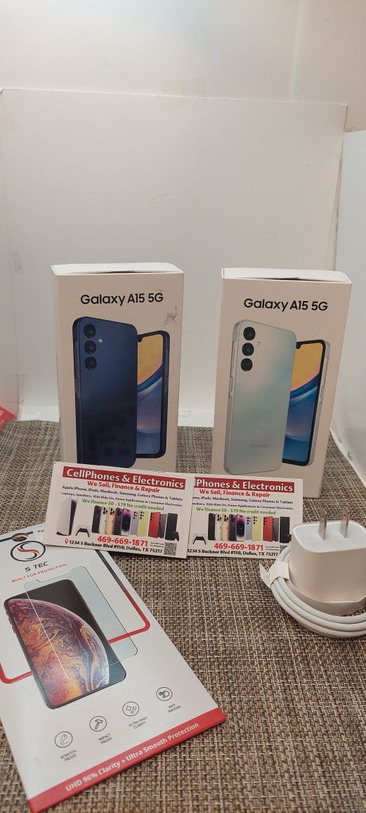Galaxy A15 5G Brand New With Free SP On Cash Deal $169