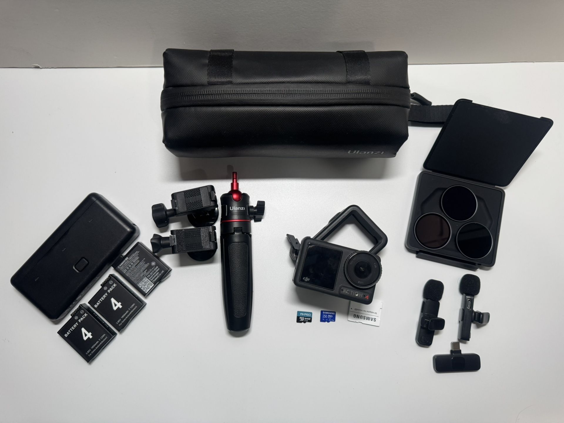 DJI Osmo Action 4 vlogging setup