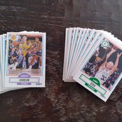 15 1990 FLEER LARRY BIRD AND 15 1990 MAGIC JOHNSON (30 TOTAL)