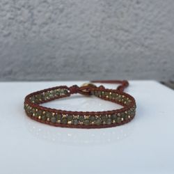 Chan Luu Single Wrap Leather Bracelet