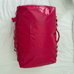 CalPak Terra 50L Duffel Backpack in Dragonfruit
