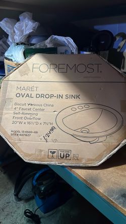 Sink Oval Drop -in