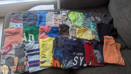 Boys short sleeve tops size 6/7 - 28 for $25 total