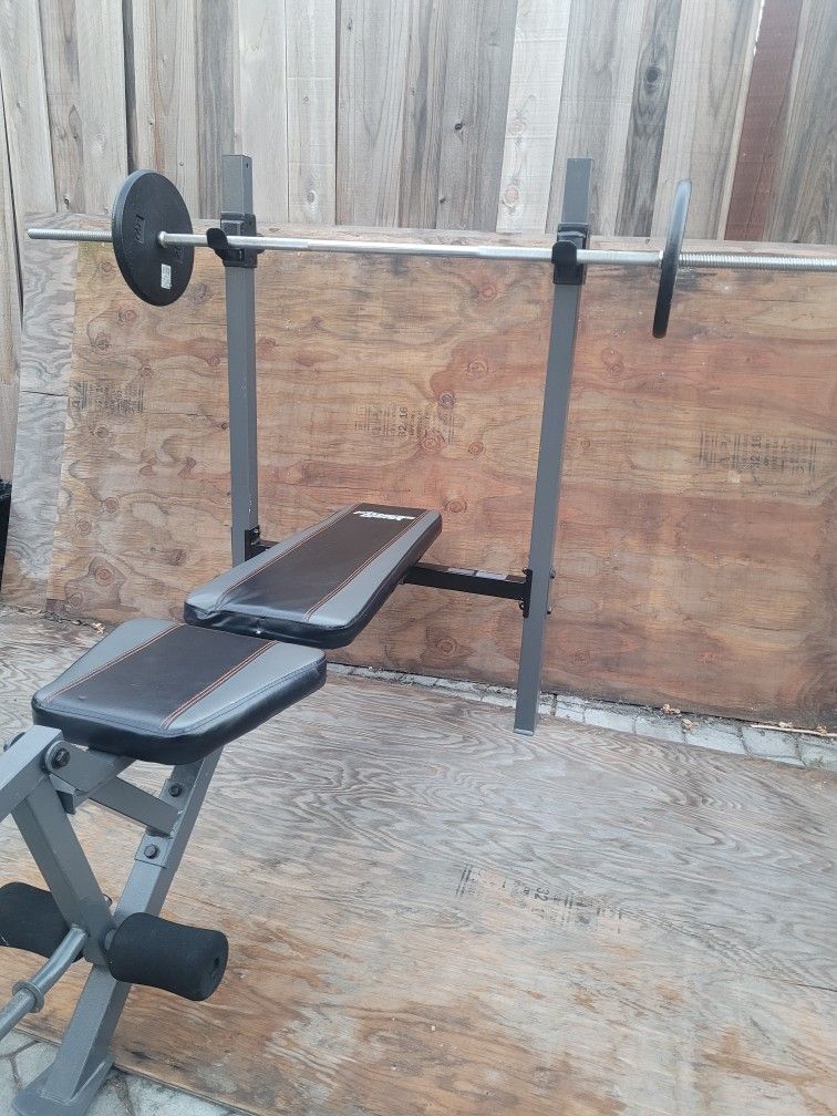 bench press n weights