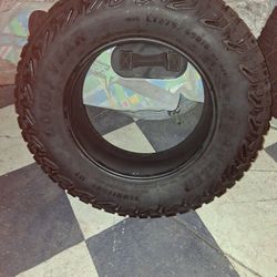 Set Of goodyear wrangler tires Lt275/65R18