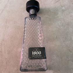 Empty cristalino bottle