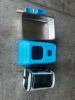 Cat litter box/ cat carrier