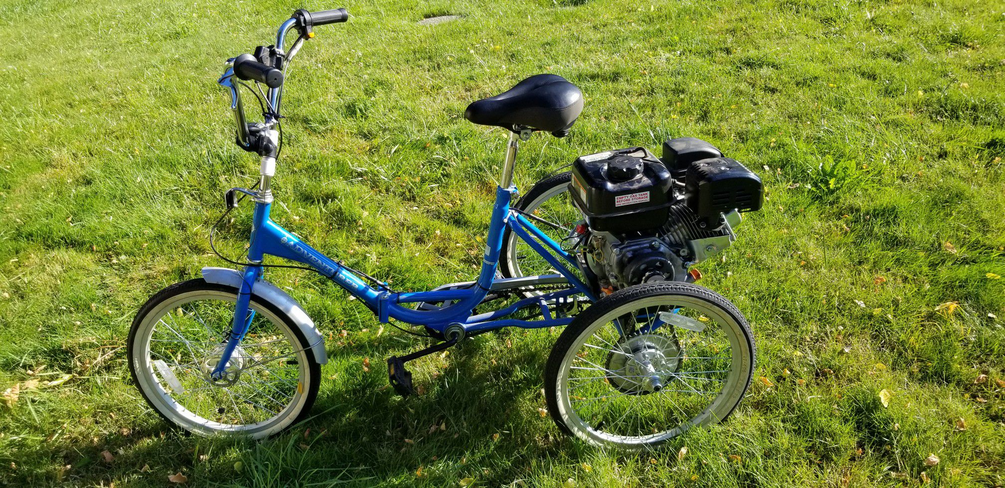 Tricycle bike motorized