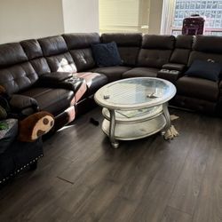 Power Recliner Sectional