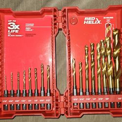 Milwaukee Shockwave 14pc Red Helix Drill Bit Set
