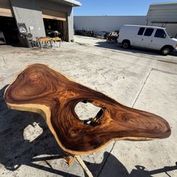 Unique Crosscuts ~ Live Edge Monkey Pod