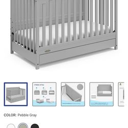 Graco Hadley 4-in-1 Convertible Crib with Drawer