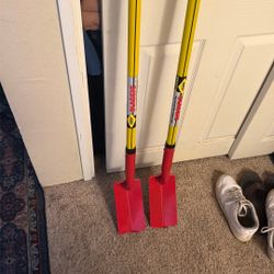 Two Fiberglass Shovel