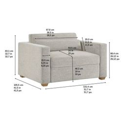 Sleeper Chair, Fabric , Costco