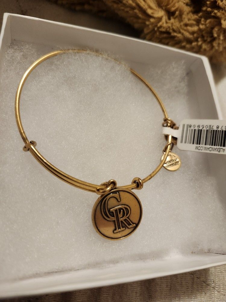 Colorado Rockies Gold Bracelet