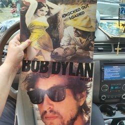 2 Original Bob Dylan Vinyl Records Infidels And  Knocked Out Loaded