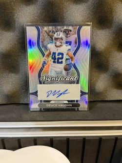 Deuce Vaughn Rookie Football Auto Card