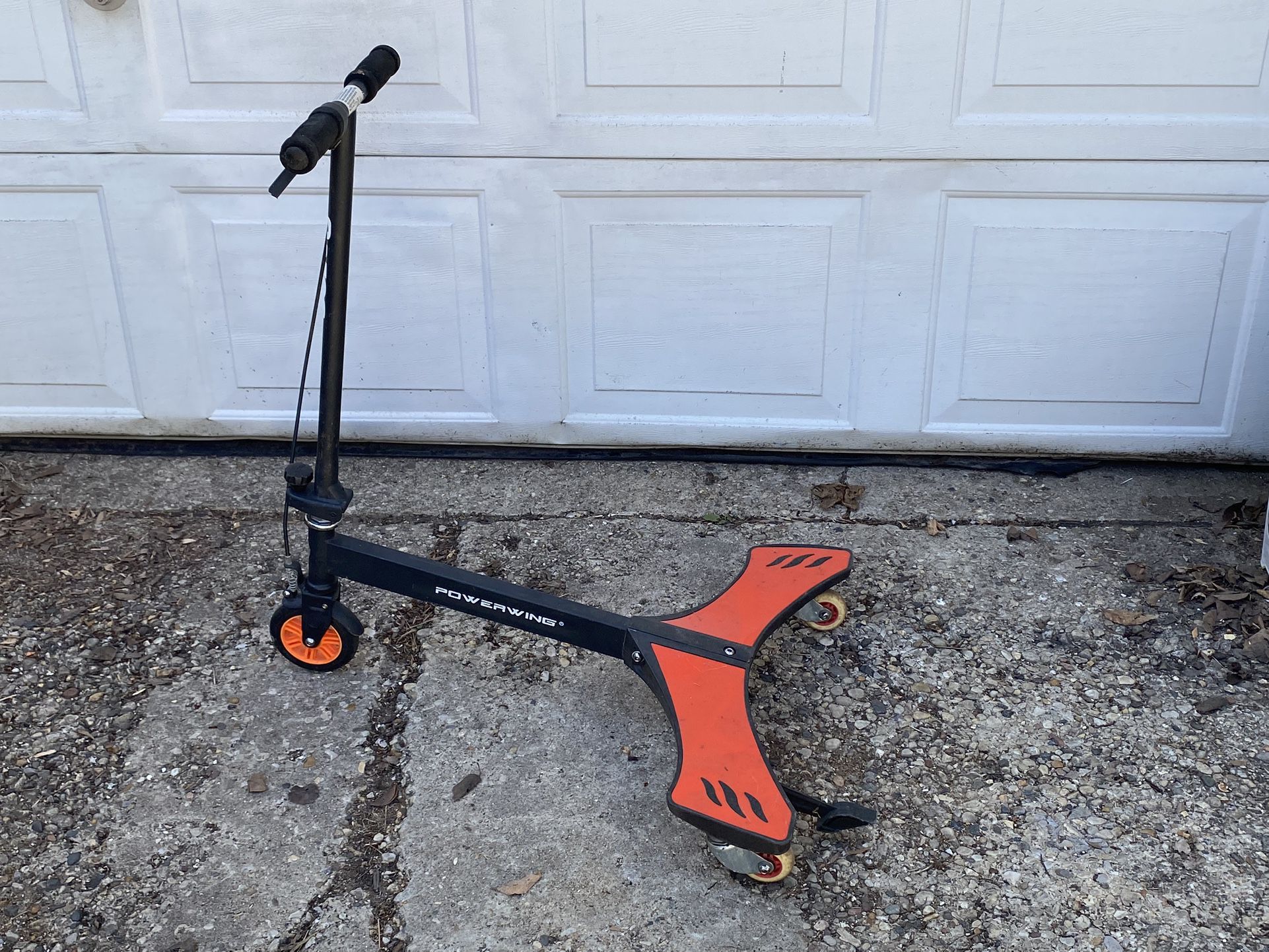 Razor power wing caster scooter 