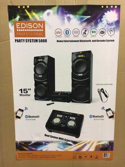 Edison Professional Party System 5000 User Manual 84+ Pages - Latest Edition 