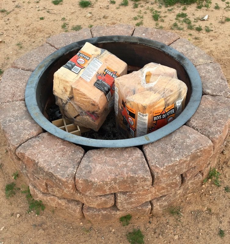 Castle Stone stacked fire pit ($190 at Lowes) Jomax/I17