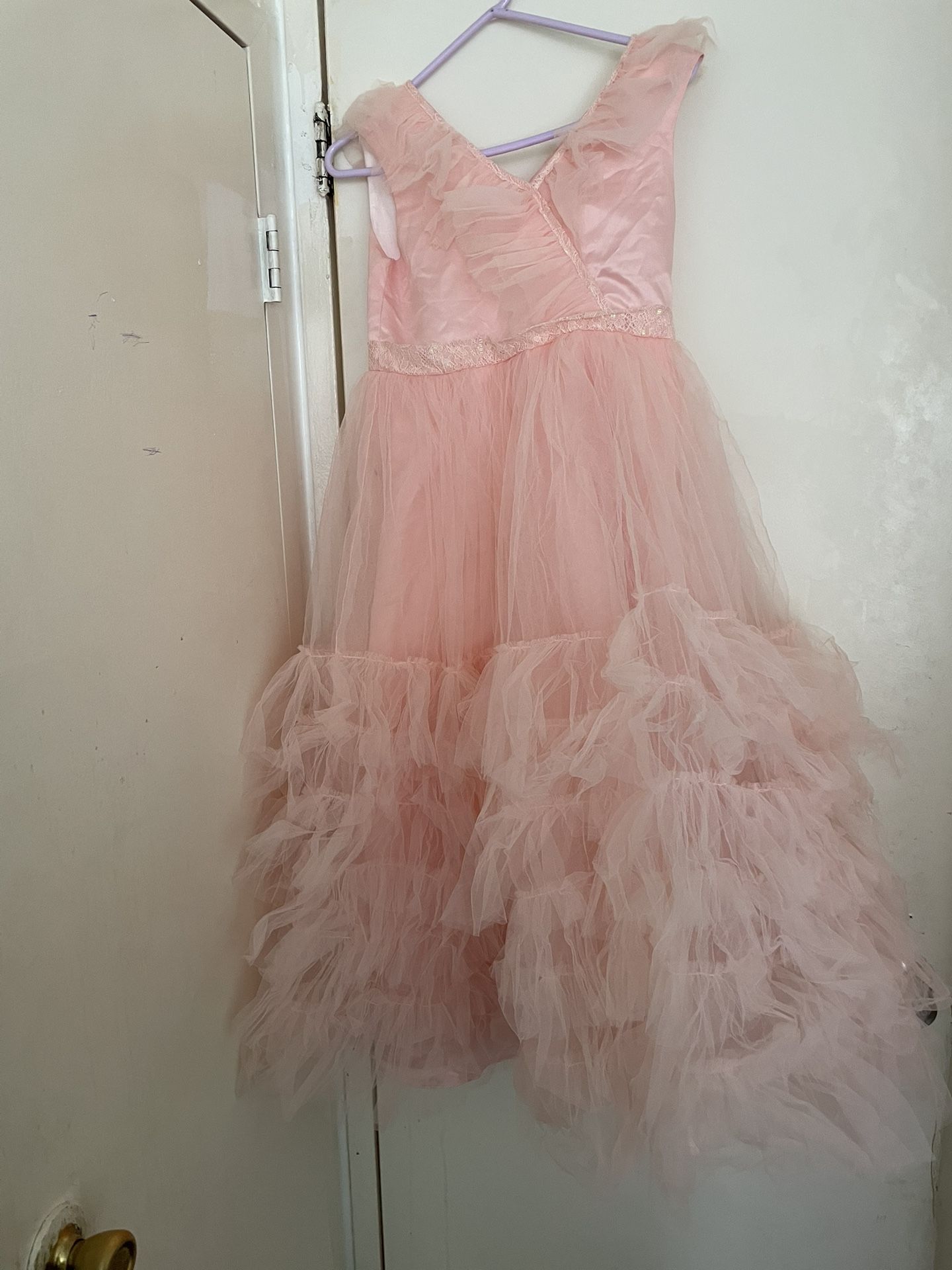 Pink Ruffle Dress