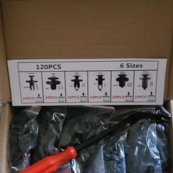 Rivet Set 120pc. 6 Sizes