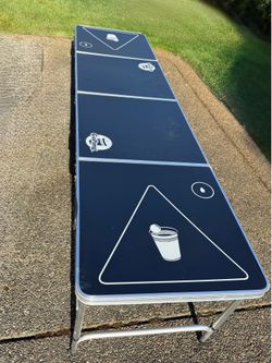 GoPong 8 Foot Portable Folding Pong Game Table