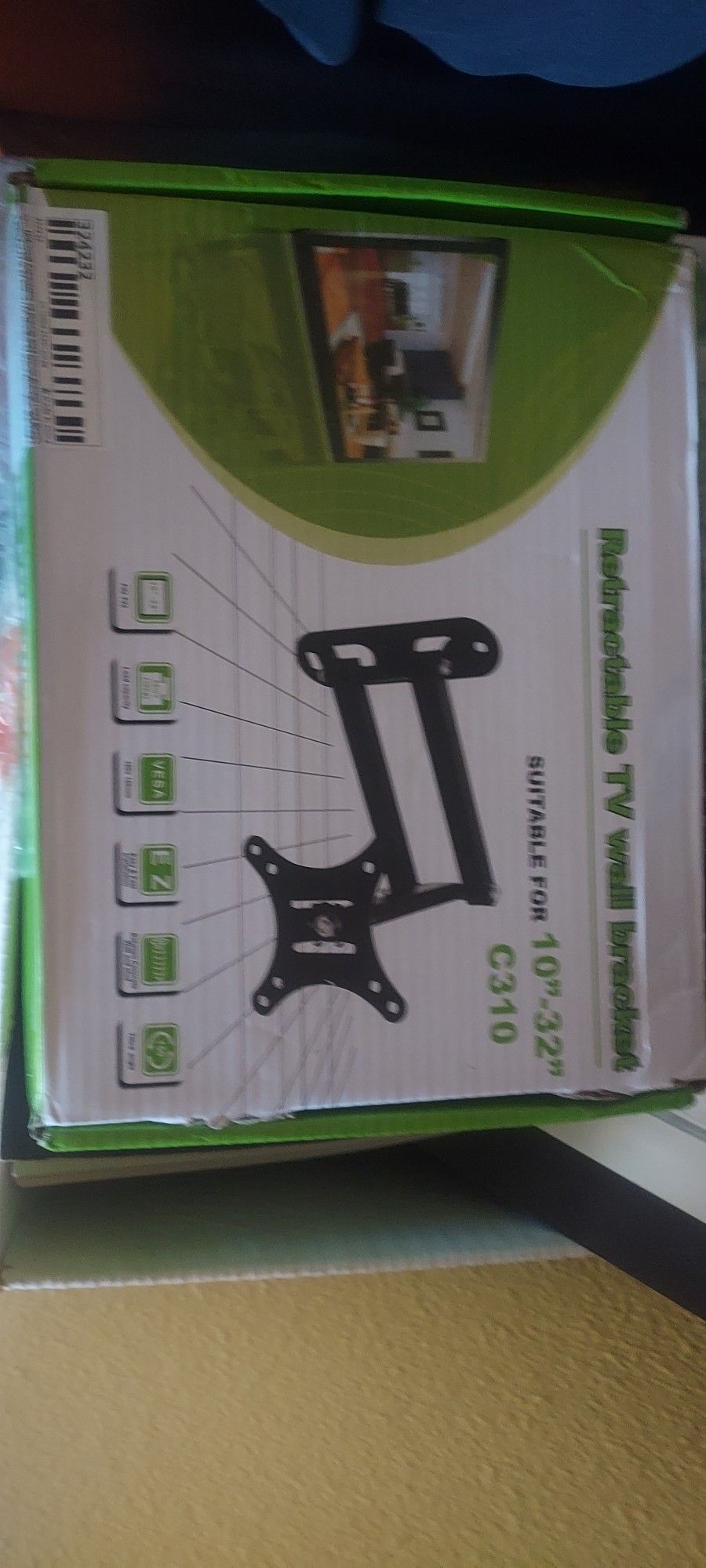 TV MOUNT, RETRACTABLE UNIVERSAL FIT